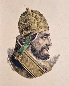 Porträt von Papst Martin IV (1281-1285)