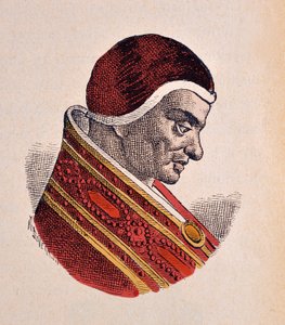 Porträt von Papst Paschalis II (1099-1118) von Italian School