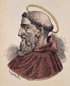 Porträt von Papst Telesphorus (125-136/138)