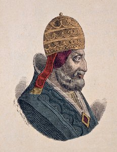 Porträt von Papst Urban III (1185-1187) von Italian School