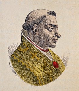 Porträt von Papst Valentin von Italian School