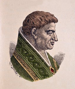 Porträt von Papst Viktor II (1086-1087) von Italian School