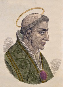 Porträt von Papst Zacharias (741-752) von Italian School