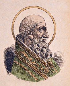 Porträt des Papstes St. Stephan I. von Italian School