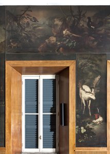 Rentiere, Hähne und andere Tiere, Mythos von Orpheus von Italian School