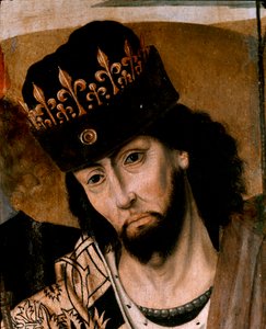 Darstellung von Robert I. von Anjou (1278-1343), König von Sizilien und Führer der Guelfenpartei (Detail) von Italian School