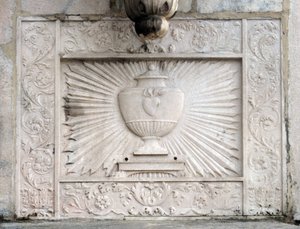 Darstellung des Heiligen Grals im Mailänder Dom (Duomo di Milano)