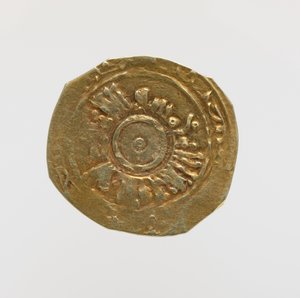Rückseite des Tari von Amalfi mit pseudo-kufischer Epigraphik
