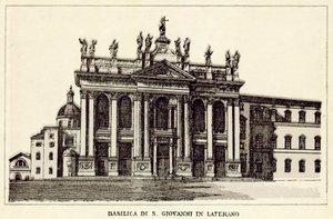 Rom: Basilika St. Johannes im Lateran von Italian School