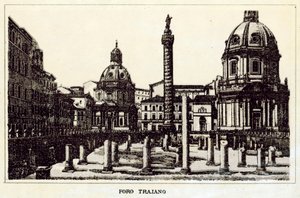 Rom: Foro Trajano von Italian School