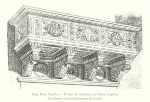 Santa Maria Novella, Sängertribüne, von Baccio d