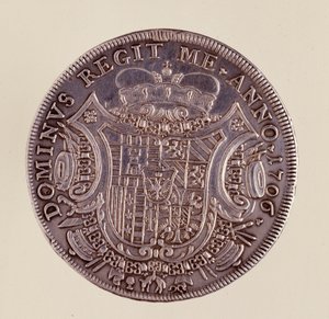 Silbermünze aus Neapel: Cesare Michelangelo d