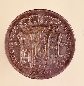 Silberpiastra aus Neapel: Herrschaft von Carlo III. von Spanien