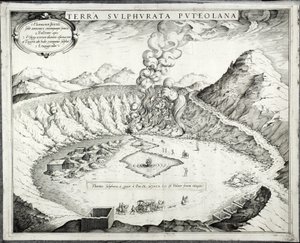 Solfatara-Vulkan, Pozzuoli, Neapel von Italian School