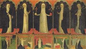 Hl. Katharina und vier Dominikanerheilige von Italian School