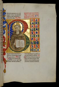 St. Maurus mit offenem Buch