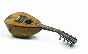 Stillleben mit neapolitanischer Mandoline erfunden von Giuseppe Galiotto von Italian School