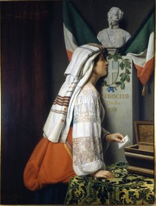 Das Plebiszit von 1870. Bei dieser Gelegenheit stimmten die Italiener für die italienische Einheit. Museo del Risorgimento, Mailand von Italian School