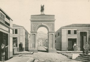 Der Bogen des Caligula wie er war (Gravur) von Italian School