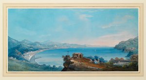 Die Bucht von Neapel von Italian School