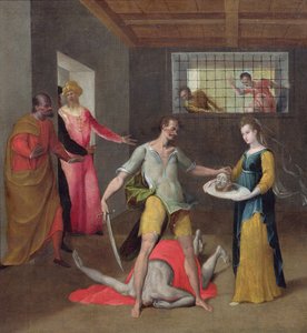 Die Enthauptung von Johannes dem Täufer von Italian School