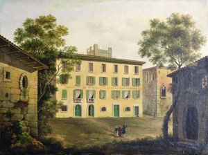 Der Geburtsort von Napoleon, Ajaccio, Korsika von Italian School