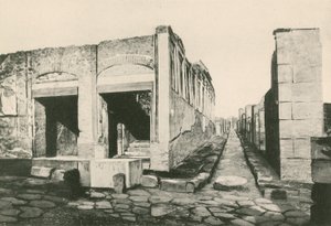Das Gebäude von Eumachia wie es ist (Gravur) von Italian School