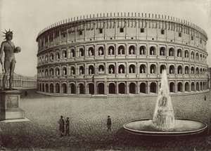Das Kolosseum restauriert von Italian School