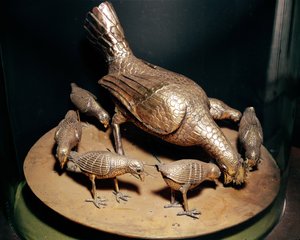 Die goldene Henne und ihre Küken, der Kathedrale geschenkt von Königin Theodolinda (gest. 628) von Italian School