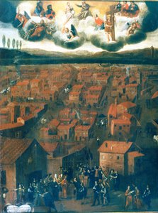 Die Pest in Rom im Jahr 1656 von Italian School