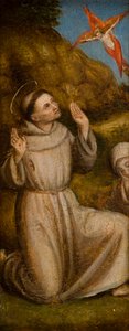 Die Stigmatisation der Heiligen Franziskus und Hieronymus von Italian School