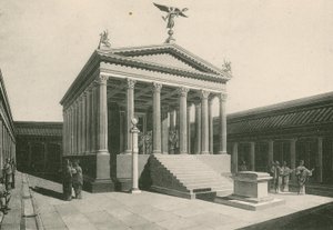 Der Tempel des Apollo wie er war (Gravur) von Italian School
