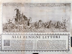 Der allegorische Wagen von Italian School
