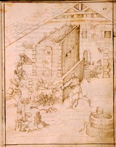 Die alte Kunst der Gefäßherstellung, 1589 von Italian School