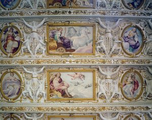 Der Saal im ersten Stock (Detail)