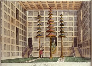 Thronsaal des Lopburi-Palastes, wo König Narai der Große französische Botschafter traf von Italian School