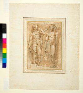 Zwei antike Gottheiten, ca. 1600 von Italian School