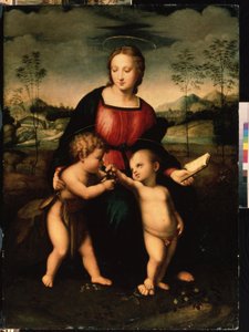 Madonna mit Kind und Johannes dem Täufer als Kind