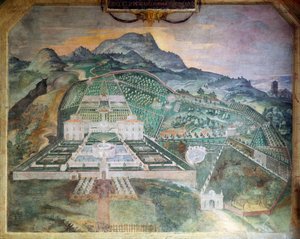 Villa Lante in Bagnaia, ca. 1581 (Fresko)