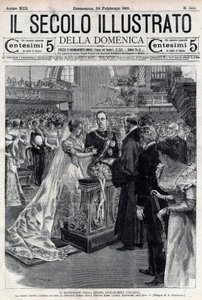 Hochzeit von Königin Wilhelmina der Niederlande und Herzog Henri von Mecklenburg 1901 - Titelblatt von 