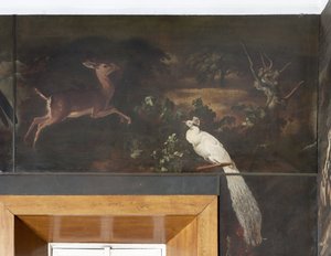 Weißer Pfau und Reh, Mythos von Orpheus von Italian School