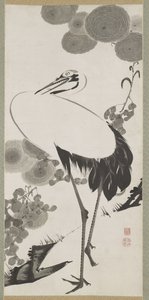 Kranich, Hängerolle, Edo-Periode