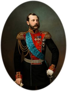Porträt von Kaiser Alexander II 1818-1881, 1860er Jahre von Ivan Alexeevich Tyurin