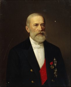 Porträt von Nikolai Khristianovich Bunge 1823-1895, 1887 von Ivan Alexeevich Tyurin