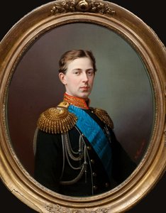 Porträt des Zarewitsch Nikolaus Alexandrowitsch von Russland 1843-1865, 1865