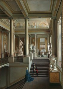 Haupttreppe der Akademie der Schönen Künste in St. Petersburg, 1830 von Ivan Alexeyevich Ivanov