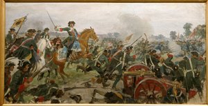 Schlacht von Poltawa im Jahr 1709