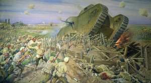 Die Eroberung eines Panzers bei Kachowka von Ivan Alexeyevich Vladimirov