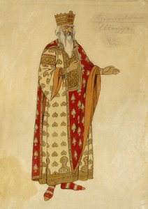 Kostümentwurf für die Oper "Rouslan und Ludmila" von Mikhail Igor Glinka von Ivan Yakovlevich Bilibin