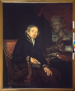 Porträt des Künstlers Dmitri Levitski (1735-1822)